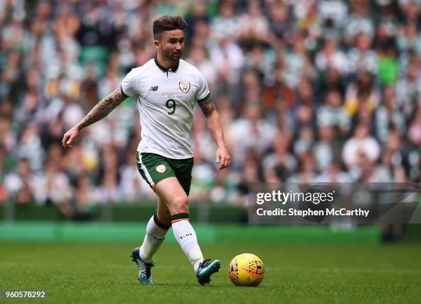 Glasgow , United Kingdom - 20 May 2018; Sean Maguire of Republic of Ireland XI during Scott Brown's testimonial match between Celtic and Republic of...