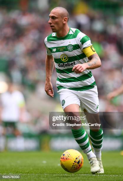 Glasgow , United Kingdom - 20 May 2018; Scott Brown of Celtic during Scott Brown's testimonial match between Celtic and Republic of Ireland XI at...