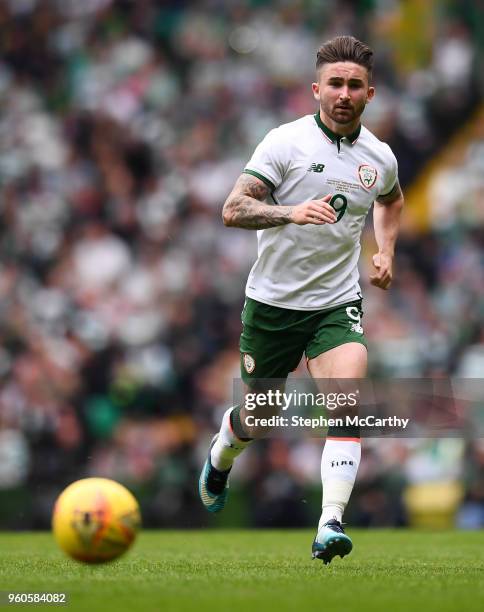 Glasgow , United Kingdom - 20 May 2018; Sean Maguire of Republic of Ireland XI during Scott Brown's testimonial match between Celtic and Republic of...