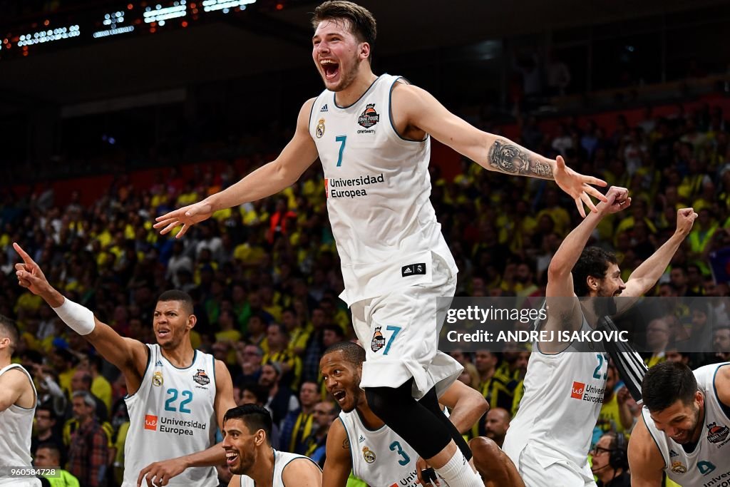 TOPSHOT-BASKETBALL-EUROLEAGUE-FINAL-FOUR-REAL MADRID-FENERBAHCE