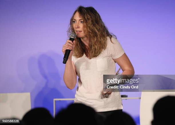Erin Gibson speaks onstage during "Throwing Shade Live" on Day Two of the Vulture Festival Presented By AT&T at Milk Studios on May 20, 2018 in New...