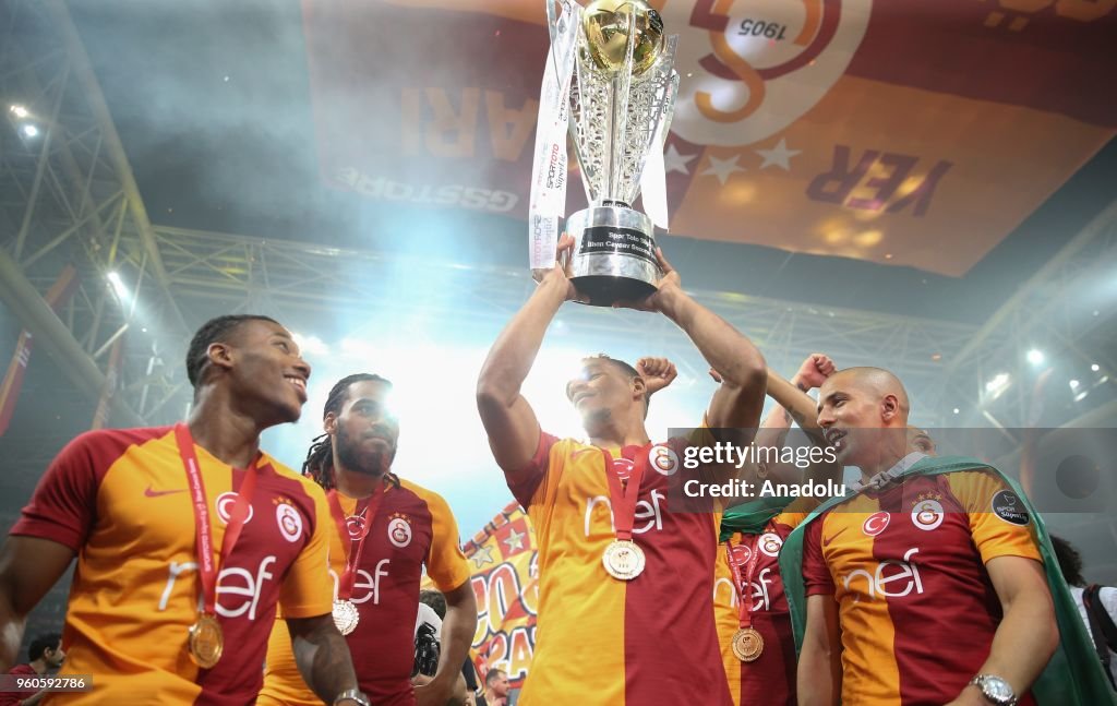 Galatasaray celebrates Turkish Super League championship