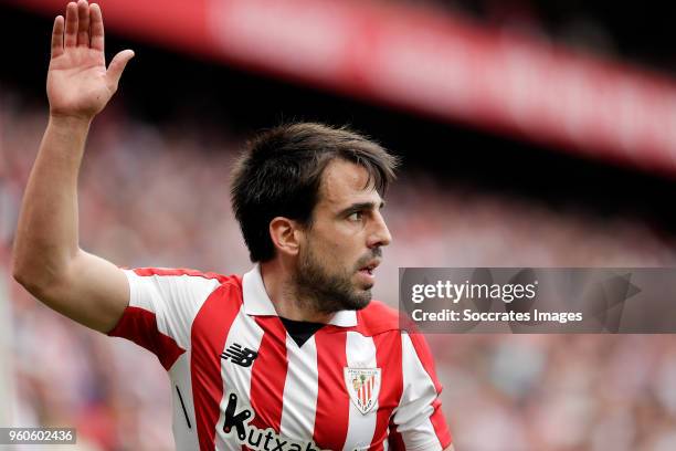 Benat of Athletic Bilbao during the La Liga Santander match between Athletic de Bilbao v Espanyol at the Estadio San Mames on May 20, 2018 in Bilbao...