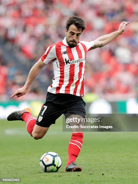 Benat of Athletic Bilbao during the La Liga Santander match between Athletic de Bilbao v Espanyol at the Estadio San Mames on May 20, 2018 in Bilbao...