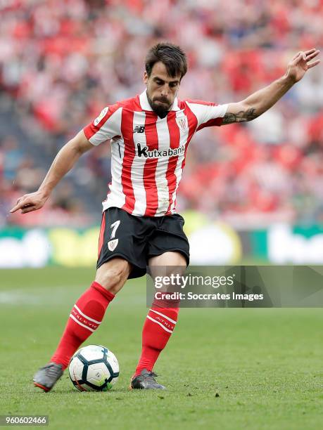 Benat of Athletic Bilbao during the La Liga Santander match between Athletic de Bilbao v Espanyol at the Estadio San Mames on May 20, 2018 in Bilbao...