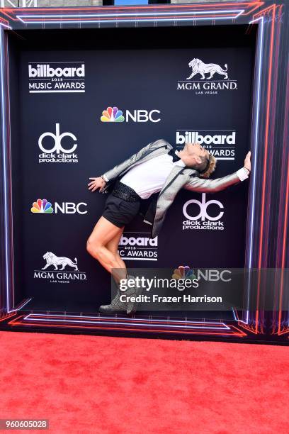 Personality Frankie J. Grande attends the 2018 Billboard Music Awards at MGM Grand Garden Arena on May 20, 2018 in Las Vegas, Nevada.