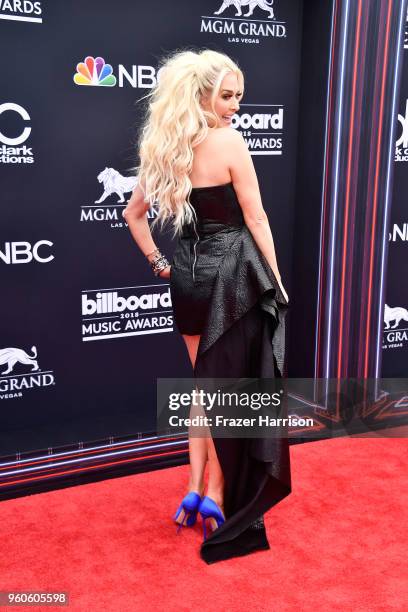 Erika Jayne attends the 2018 Billboard Music Awards at MGM Grand Garden Arena on May 20, 2018 in Las Vegas, Nevada.