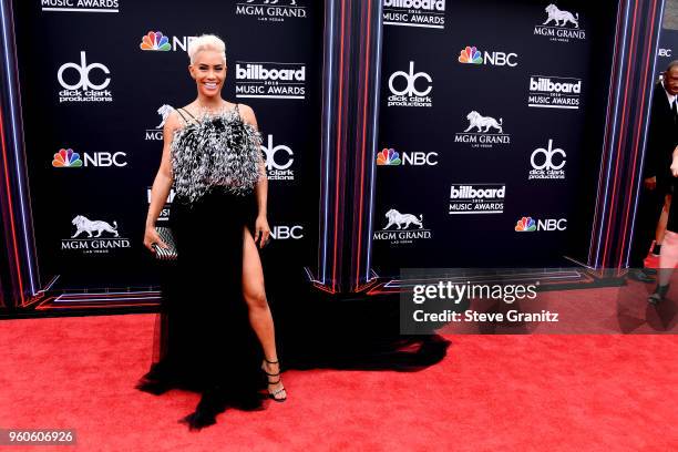 Personality Sibley Scoles attends the 2018 Billboard Music Awards at MGM Grand Garden Arena on May 20, 2018 in Las Vegas, Nevada.