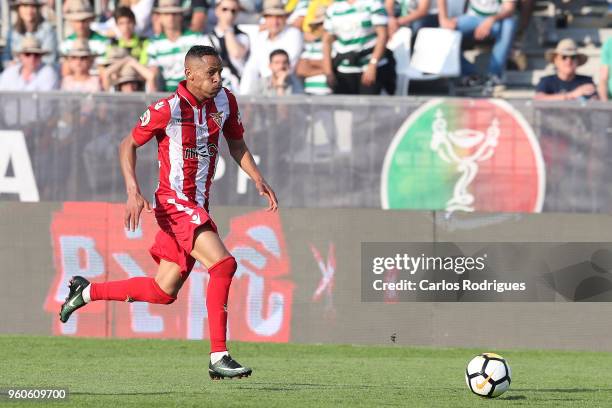 Aves defender Nildo Petrofina from Brazil during the Portuguese Cup Final match between CD Aves and Sporting CP at Estadio Nacional on May 20, 2018...