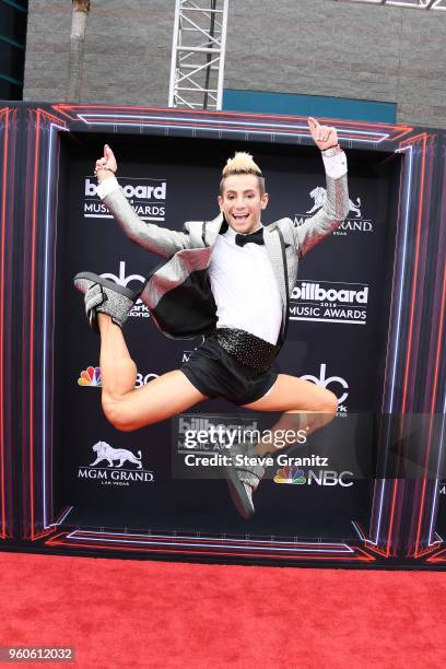 Personality Frankie J. Grande attends the 2018 Billboard Music Awards at MGM Grand Garden Arena on May 20, 2018 in Las Vegas, Nevada.