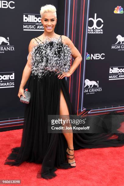Personality Sibley Scoles attends the 2018 Billboard Music Awards at MGM Grand Garden Arena on May 20, 2018 in Las Vegas, Nevada.