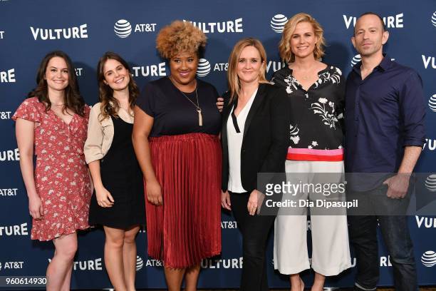 Melinda Taub, Amy Hoggart, Ashley Nicole Black, Samantha Bee, Allana Harkin, and Mike Rubens of Full Frontal With Samantha Bee attend Day Two of the...