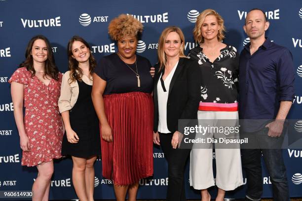 Melinda Taub, Amy Hoggart, Ashley Nicole Black, Samantha Bee, Allana Harkin, and Mike Rubens of Full Frontal With Samantha Bee attend Day Two of the...