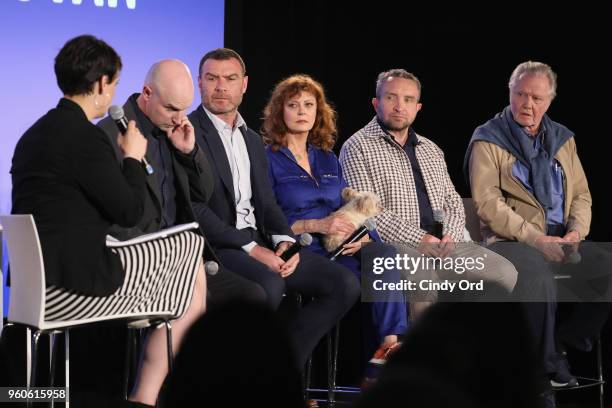 Stacey Wilson Hunt, Director David Hollander, Liev Schreiber, Susan Sarandon, Eddie Marsan, Jon Voight of Ray Donovan speak on "Fix This: Ray...