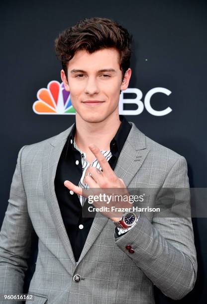 Recording artist Shawn Mendes attends the 2018 Billboard Music Awards at MGM Grand Garden Arena on May 20, 2018 in Las Vegas, Nevada.