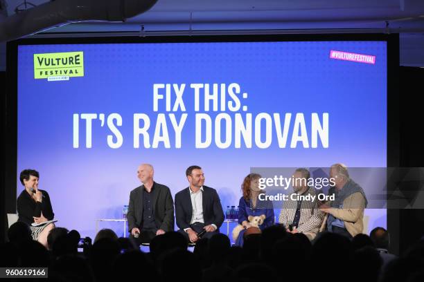 Stacey Wilson Hunt, Director David Hollander, Liev Schreiber, Susan Sarandon, Eddie Marsan, Jon Voight of Ray Donovan speak on "Fix This: Ray...