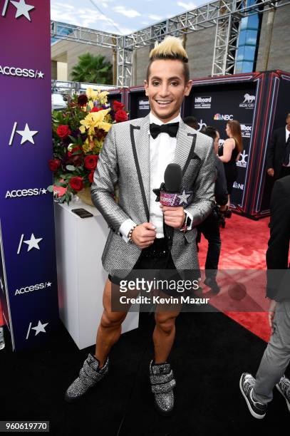Dancer-TV personality Frankie Grande attends the 2018 Billboard Music Awards at MGM Grand Garden Arena on May 20, 2018 in Las Vegas, Nevada.