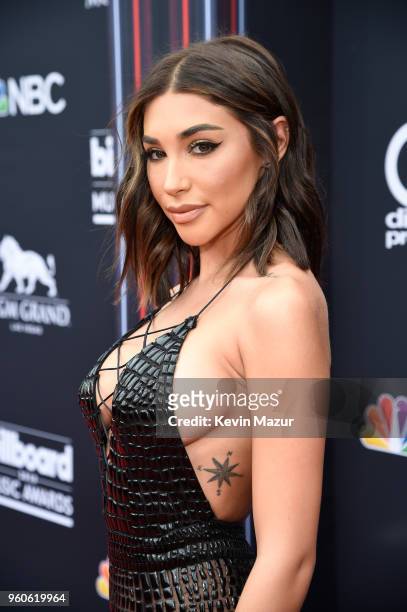 Influencer Chantel Jeffries attends the 2018 Billboard Music Awards at MGM Grand Garden Arena on May 20, 2018 in Las Vegas, Nevada.
