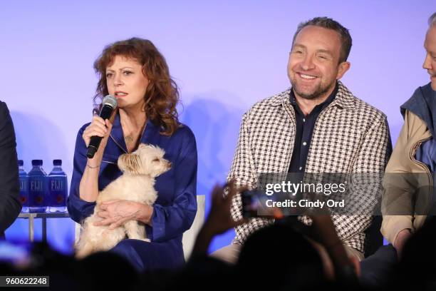 Susan Sarandon and Eddie Marsan of Ray Donovan speak on "Fix This: Ray Donovan" during Day Two of the Vulture Festival Presented By AT&T at Milk...