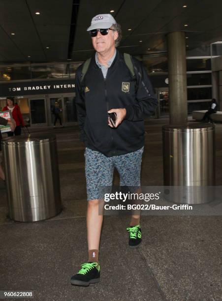 Will Ferrell is seen at LAX on May 20, 2018 in Los Angeles, California.