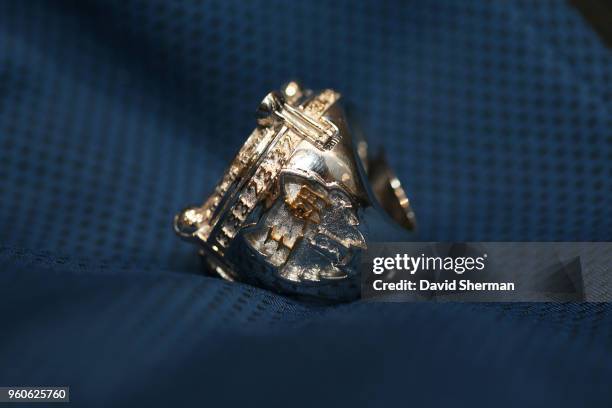 Minnesota Lynx 2017 WNBA Championship Ring is photographed during the season-opening game against the Los Angeles Sparks on May 20, 2018 at Target...