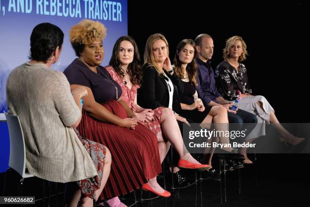 New York Magazine writer-at-large Rebecca Traister, Ashley Nicole Black, Melinda Taub, Samantha Bee, Amy Hoggart, Mike Rubens, and Allana Harkin...