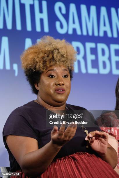Ashley Nicole Black speaks onstage during "In Conversation With Samantha Bee, The Full Frontal Team, and Rebecca Traister" on Day Two of the Vulture...