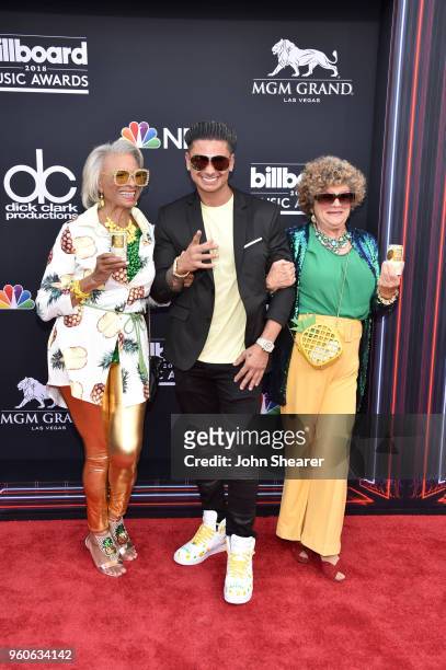 Personality DJ Pauly D and guests attend the 2018 Billboard Music Awards at MGM Grand Garden Arena on May 20, 2018 in Las Vegas, Nevada.