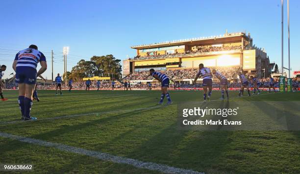 General view during the round 11 NRL match between the Cronulla Sharks and the Canterbury Bulldogs at Southern Cross Group Stadium on May 20, 2018 in...