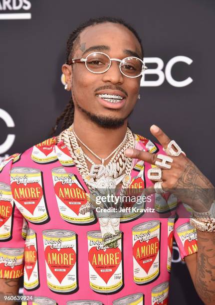 Recording artist Quavo of Migos attends the 2018 Billboard Music Awards at MGM Grand Garden Arena on May 20, 2018 in Las Vegas, Nevada.