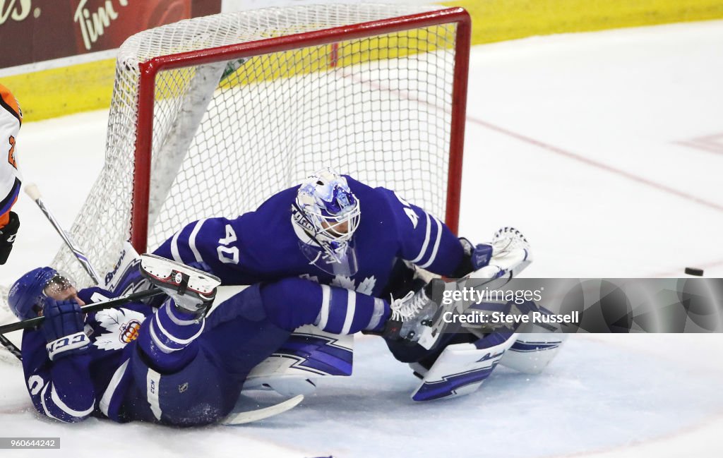 Toronto Marlies play the Lehigh Valley Phantoms in game two of the AHL Eastern Conference final in the Calder Cup play-offs