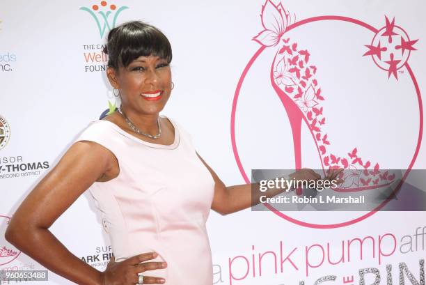 Pat Harvey attends the 10th Annual Pink Pump Affair Charity Gala Fundraiser at The Beverly Hills Hotel on May 20, 2018 in Beverly Hills, California.