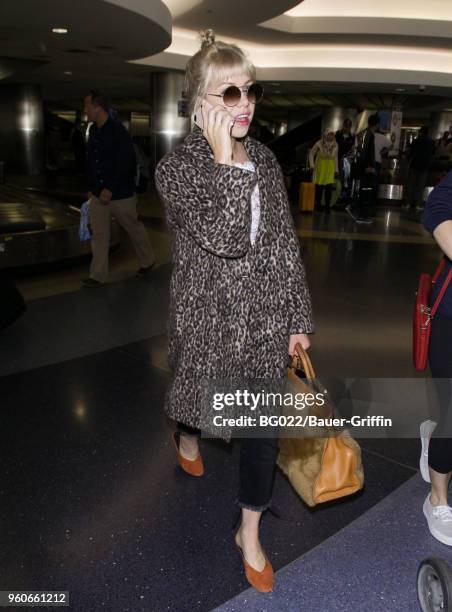 Carly Rae Jepsen is seen at ALX on May 20, 2018 in Los Angeles, California.