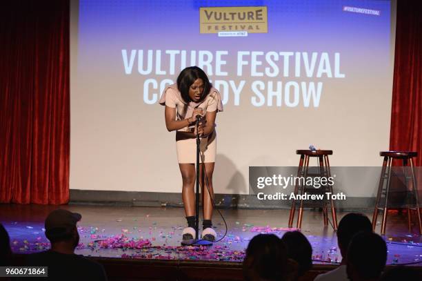 Ziwe Fumudoh hosts the Vulture Festival presented by AT&T - Comedy Show at The Bell House on May 20, 2018 in Brooklyn, New York.