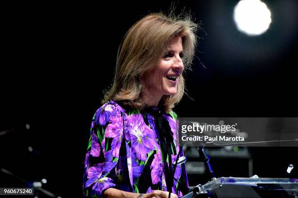 Caroline Kennedy speaks at the John F. Kennedy Library at the annual JFK Profile in Courage Award on May 20, 2018 in Boston, Massachusetts. This year...