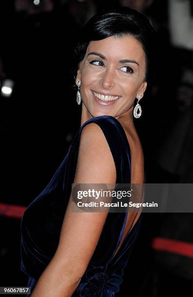 Singer Jenifer arrives at Palais des Festivals to attend NRJ Music Awards on January 23, 2010 in Cannes, France.
