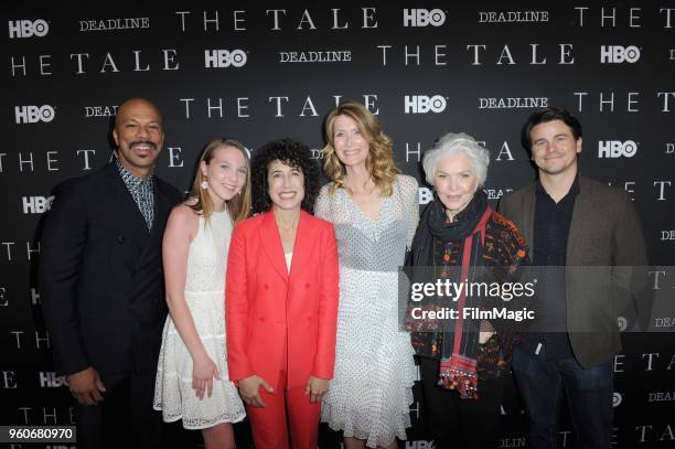 Common, Isabelle Nelisse, Jennifer Fox, Laura Dern, Ellen Burstyn and Jason Ritter attend FYC Screening of HBO's Film THE TALE at the Landmark...