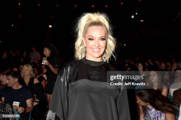 Singer Erika Jayne attends the 2018 Billboard Music Awards at MGM Grand Garden Arena on May 20, 2018 in Las Vegas, Nevada.