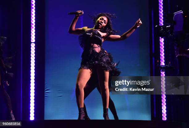 Recording artist Normani performs onstage at the 2018 Billboard Music Awards at MGM Grand Garden Arena on May 20, 2018 in Las Vegas, Nevada.