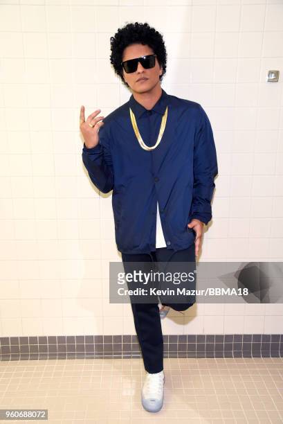 Recording artist Bruno Mars attends the 2018 Billboard Music Awards at MGM Grand Garden Arena on May 20, 2018 in Las Vegas, Nevada.