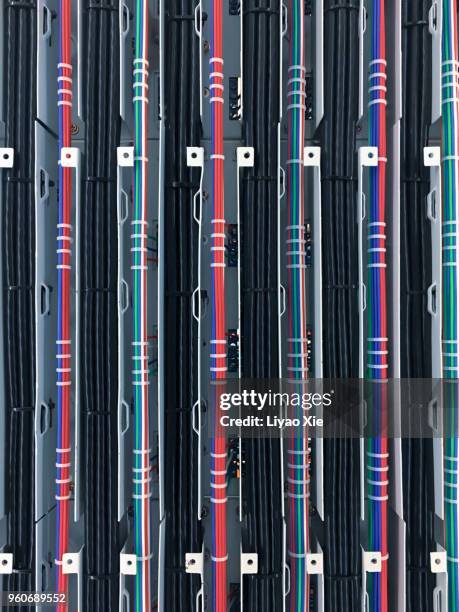 cable routing - china firewall stock pictures, royalty-free photos & images