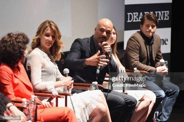 Jennifer Fox, Laura Dern, Common, Isabelle Nelisse and Jason Ritter attend FYC Screening of HBO's Film THE TALE at the Landmark Theater on May 20,...