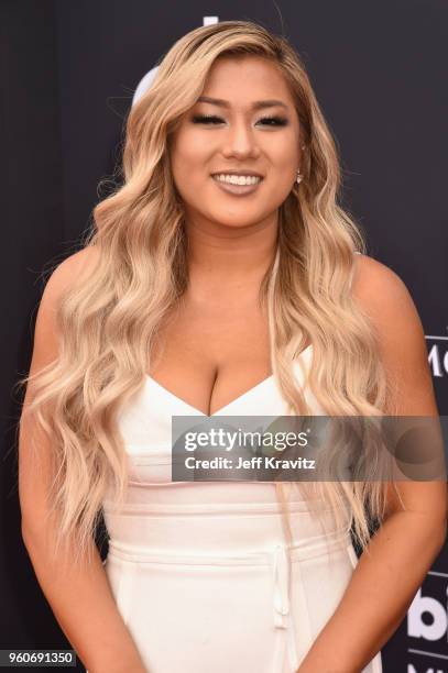 Olympic snowboarder Chloe Kim attends the 2018 Billboard Music Awards at MGM Grand Garden Arena on May 20, 2018 in Las Vegas, Nevada.