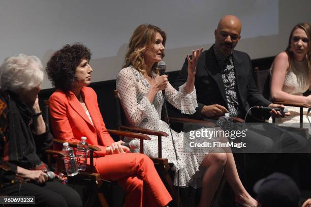 Ellen Burstyn, Jennifer Fox, Laura Dern, Common and Isabelle Nelisse attend FYC Screening of HBO's Film THE TALE at the Landmark Theater on May 20,...