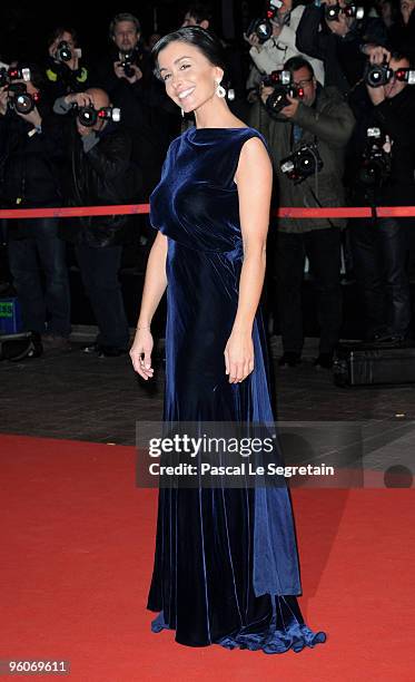 Singer Jenifer arrives at Palais des Festivals to attend NRJ Music Awards on January 23, 2010 in Cannes, France.