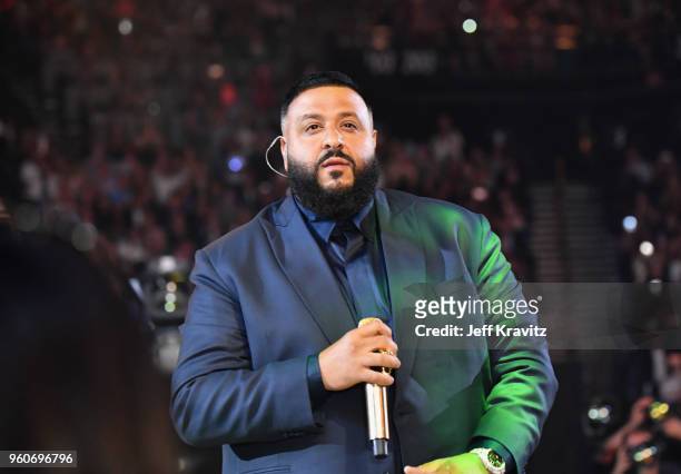 Khaled performs onstage during the 2018 Billboard Music Awards at MGM Grand Garden Arena on May 20, 2018 in Las Vegas, Nevada.
