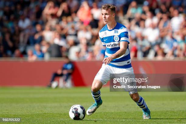 Lars Nieuwpoort of De Graafschap during the Dutch Jupiler League match between De Graafschap v Almere City at the De Vijverberg on May 20, 2018 in...