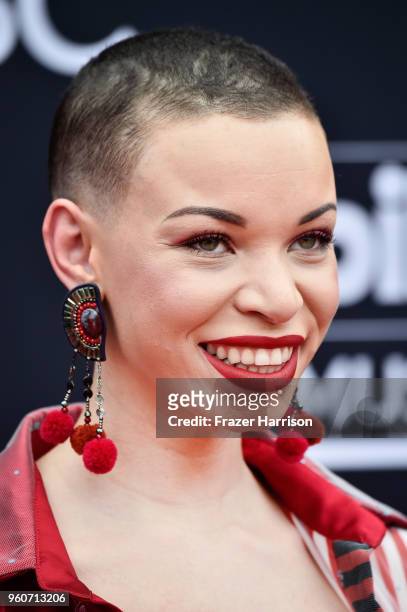 Influencer Blair Imani attends the 2018 Billboard Music Awards at MGM Grand Garden Arena on May 20, 2018 in Las Vegas, Nevada.