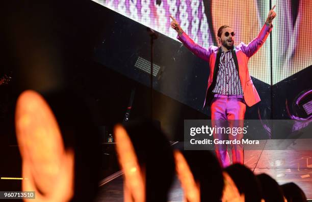 Maluma performs at Amway Center on May 20, 2018 in Orlando, Florida.