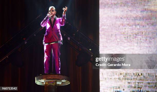 Maluma performs at Amway Center on May 20, 2018 in Orlando, Florida.